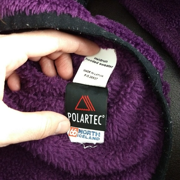 66North toddler fleece pullover hoodie - Picture 3 of 5